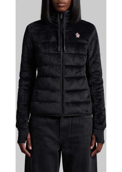 Hanorace Plush-Effect Padded Sweatshirt