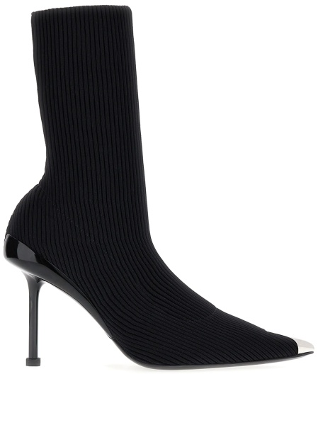 Incaltaminte Alexander McQueen Slash neagra din elastan si poliamida