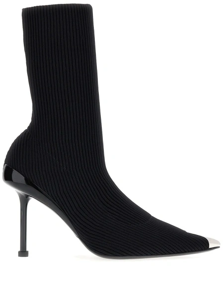 Incaltaminte Alexander McQueen Slash neagra din elastan si poliamida