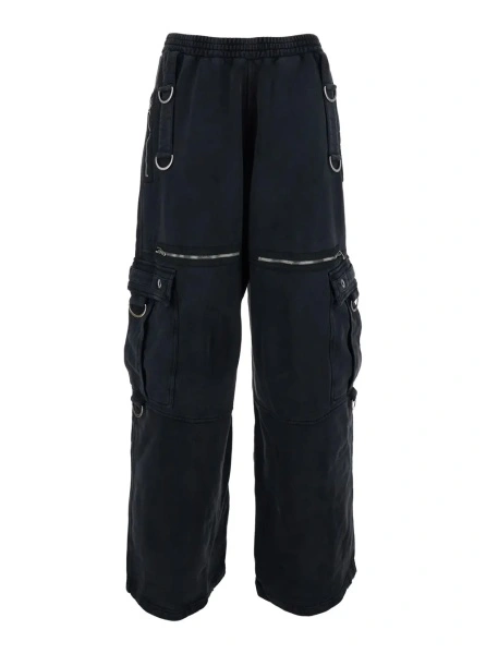 Inel Balenciaga negru