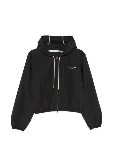 Jacheta Alexander Wang neagra din poliamida si bumbac