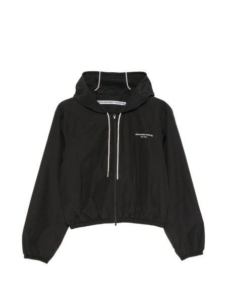 Jacheta Alexander Wang neagra din poliamida si bumbac