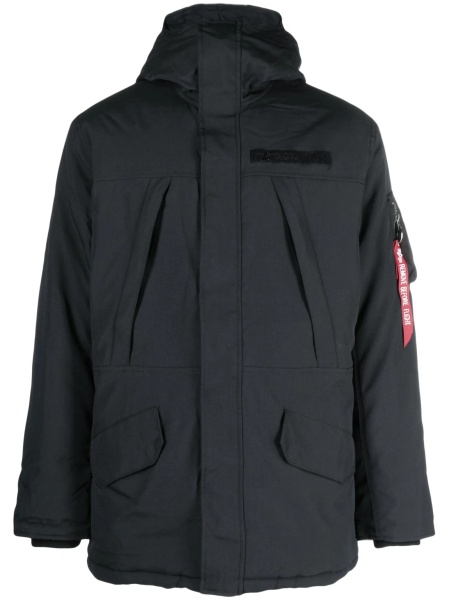 Jacheta Alpha Industries neagra din nylon