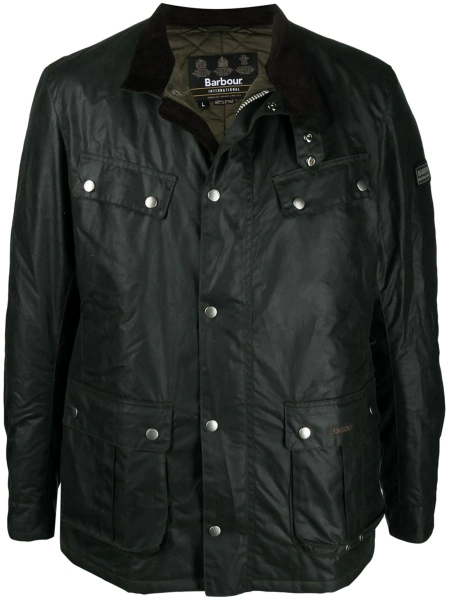 Jacheta Barbour verde din bumbac