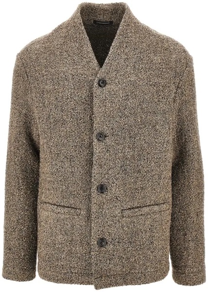 Jacheta Bouclé wool-blend jacket