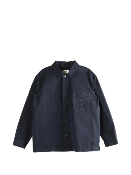 Jacheta camasa Saint Laurent albastra