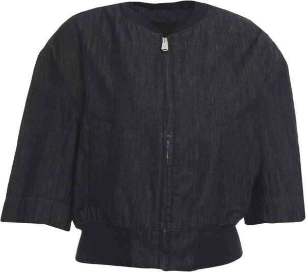 Jacheta Cropped denim jacket