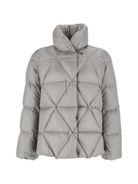 Jacheta DOWN CAPE RAGLAN ARGYLE + GANCIO