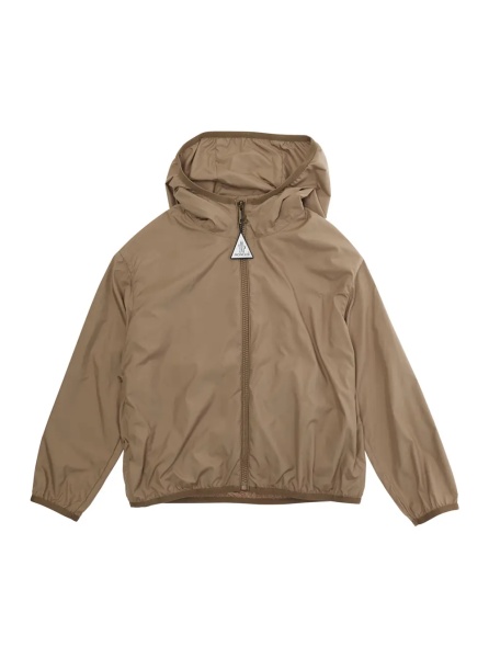 Jacheta FEGEO Jacket Beige with Front Closure in Tech Fabric for Kids
