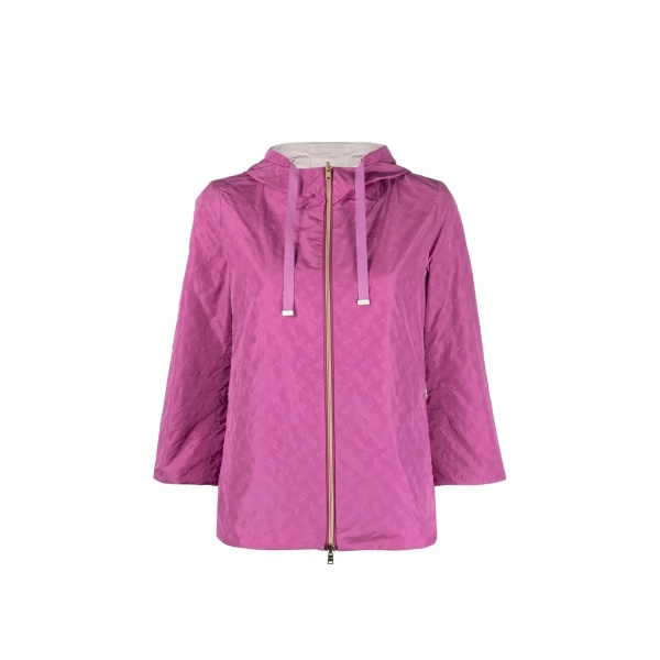 Jacheta Herno Reversible Monogram-Print Jacket