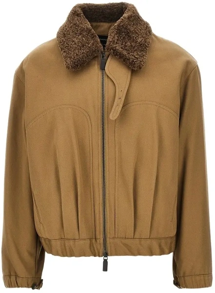 Jacheta Padded cotton canvas blouson