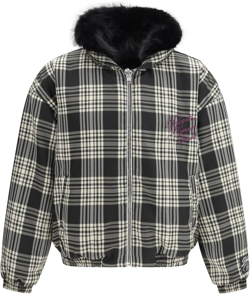 Jacheta Reversible Hooded Bomber