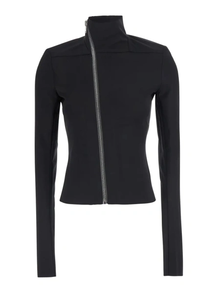 Jacheta Rick Owens neagra din lana