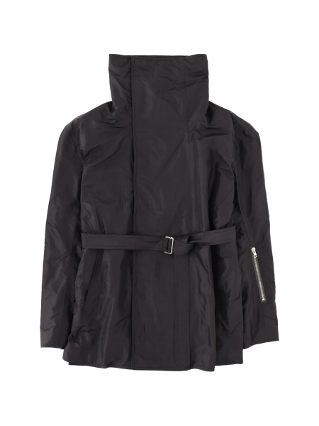 Jacheta Rick Owens neagra din matase