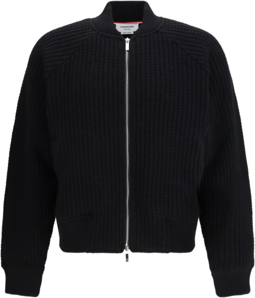 Knit Bomber Jacket