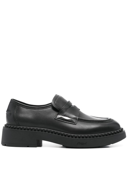 Mocasini ASH negri din piele