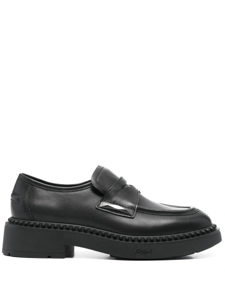 Mocasini ASH negri din piele
