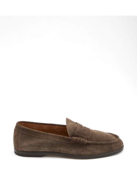 Mocasini Common Projects maro din piele intoarsa