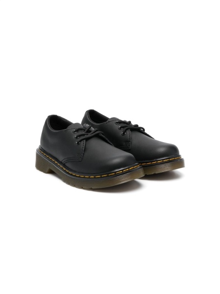 Mocasini Dr. Martens negri din piele