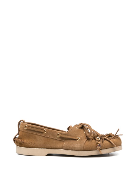 Mocasini Golden Goose maro din piele intoarsa