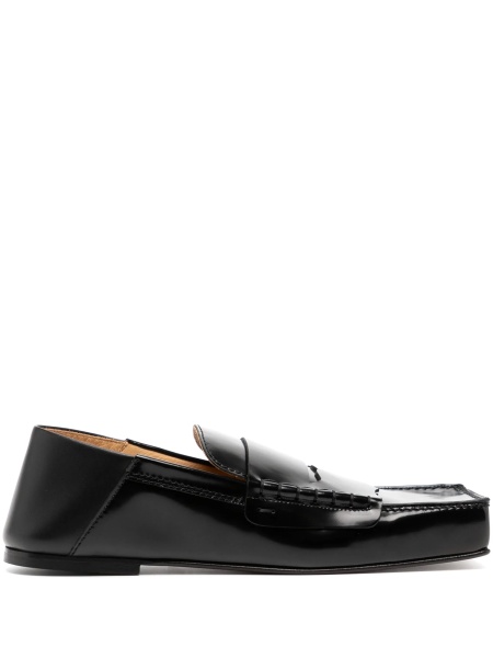 Mocasini JACQUEMUS negri din piele