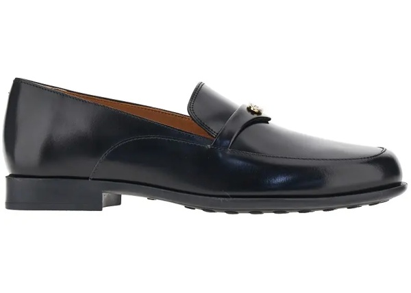 Mocasini Leather loafers with logo medal