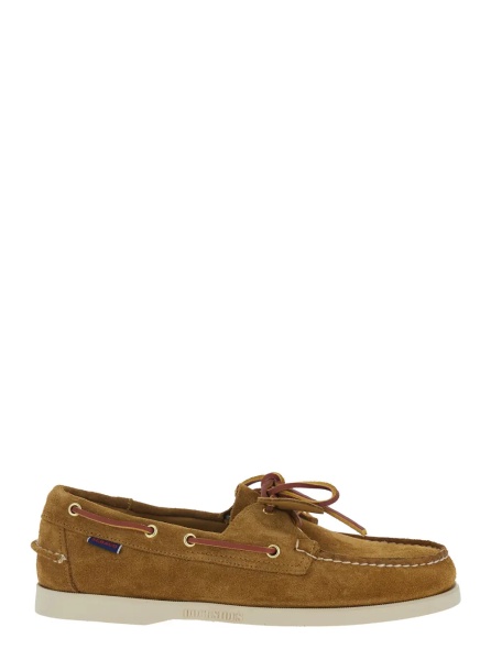 Mocasini Loafers 'PORTLAND' Brown with Rounded Toe in Leather Men