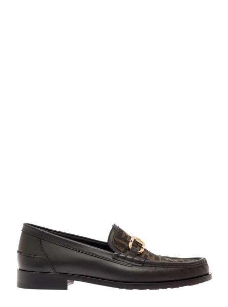 Mocasini O¿LOCK LOAFER TESSUTO JACQ.FF+VITELLO