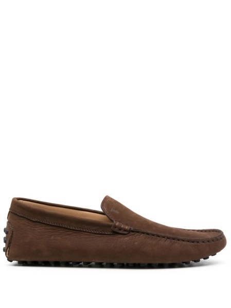 Mocasini TOD'S maro din piele intoarsa
