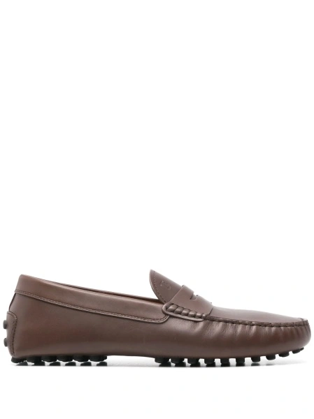 Mocasini TOD'S maro din piele