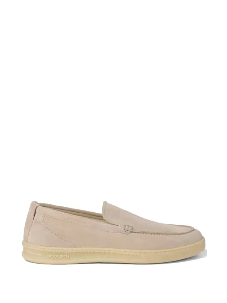 Mocasini Woolrich neutri din piele intoarsa