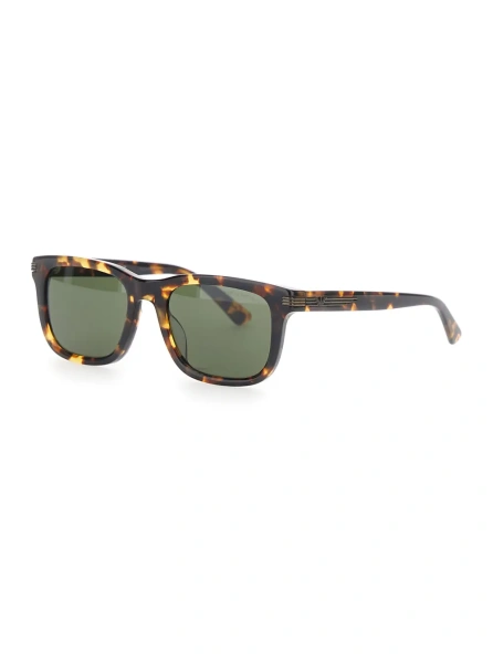 Ochelari Brown Square-lens sunglasses with leopard print in acetate for men