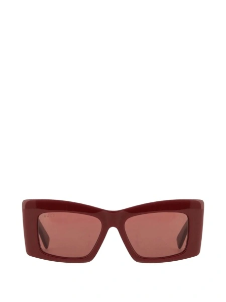 Ochelari de soare Gucci rosii din acetat