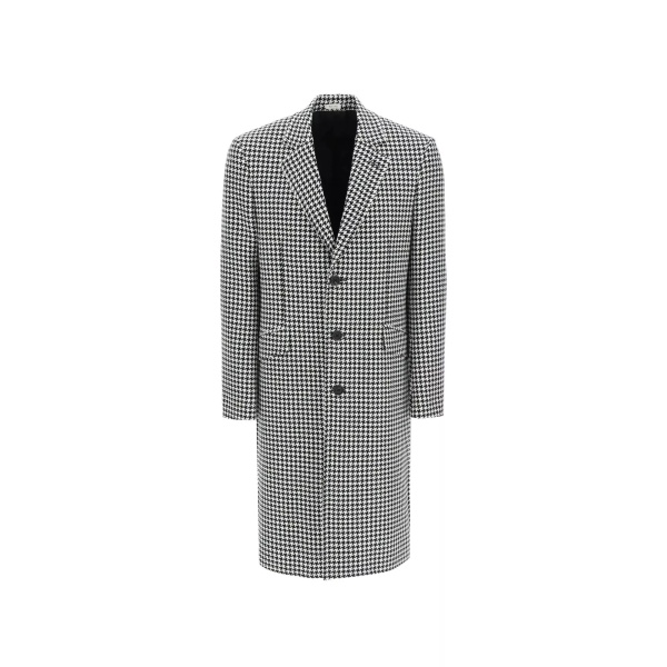 Paltoane Alexander McQueen Pied-De-Poule Wool Coat