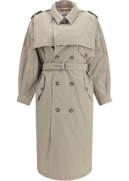 Paltoane Chilma striped Coat