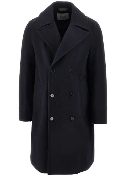 Paltoane Paltò 'Achille' 2L felt double-breasted coat