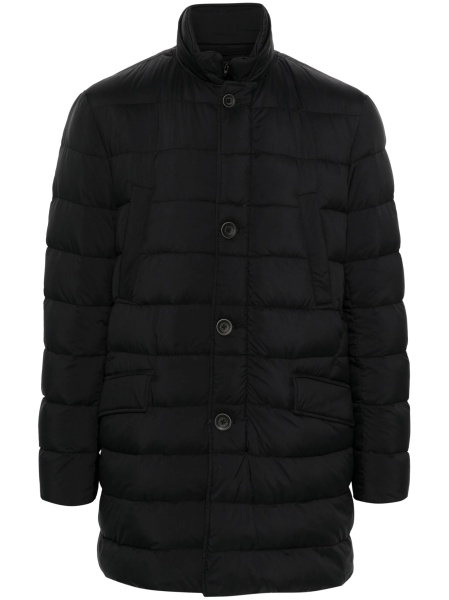 Palton Herno negru din poliamida si polyester