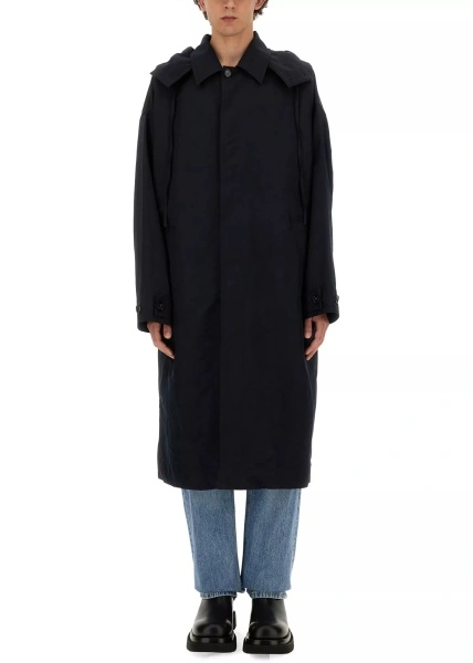 Palton Hooded Trench Coat