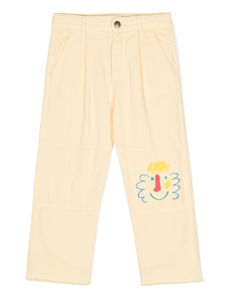 Pantaloni Bobo Choses galbeni