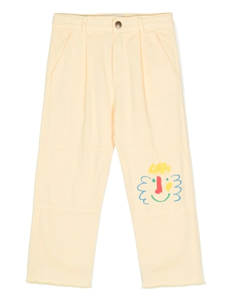 Pantaloni Bobo Choses galbeni