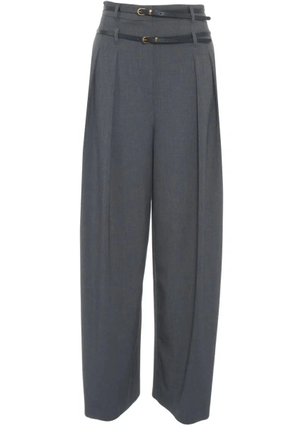 Pantaloni casual Liu Jo White gri