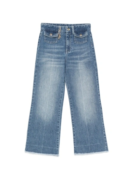 Pantaloni Chloe albastri