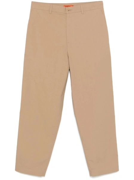 Pantaloni conici BARENA neutri din bumbac si elastan