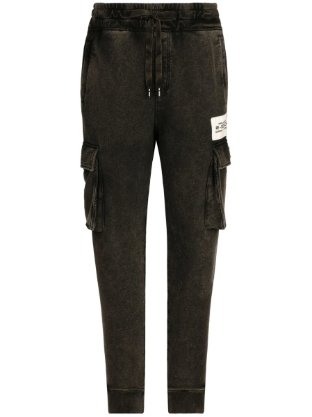 Pantaloni conici Dolce & Gabbana negri