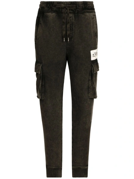 Pantaloni conici Dolce & Gabbana negri