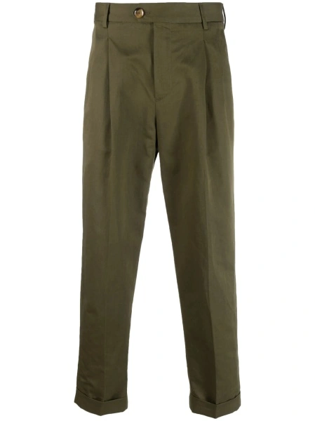 Pantaloni conici PT TORINO verzi