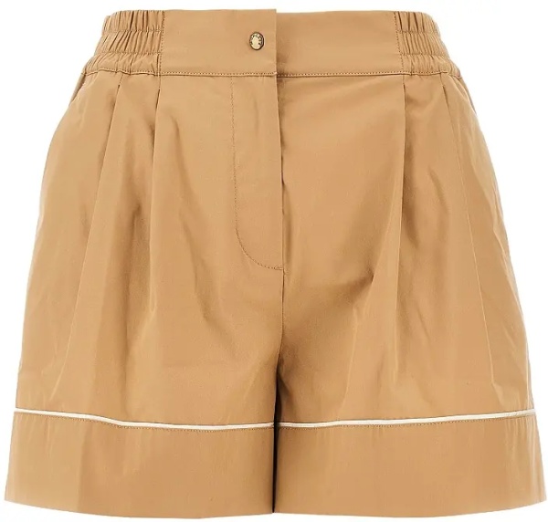 Pantaloni Cotton-blend high-rise shorts