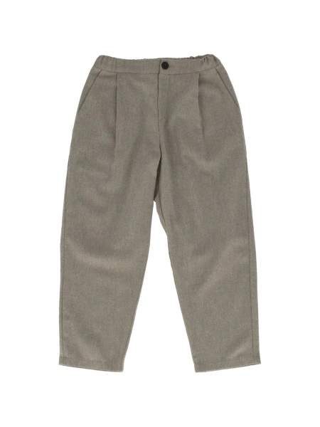Pantaloni Dou-Uod gri din bumbac