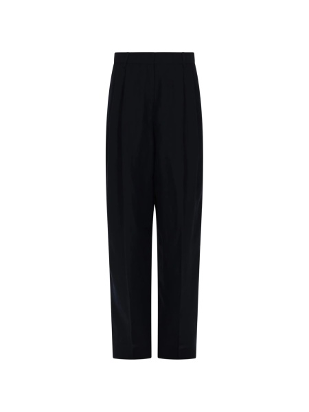 Pantaloni drepti Fabiana Filippi albastri