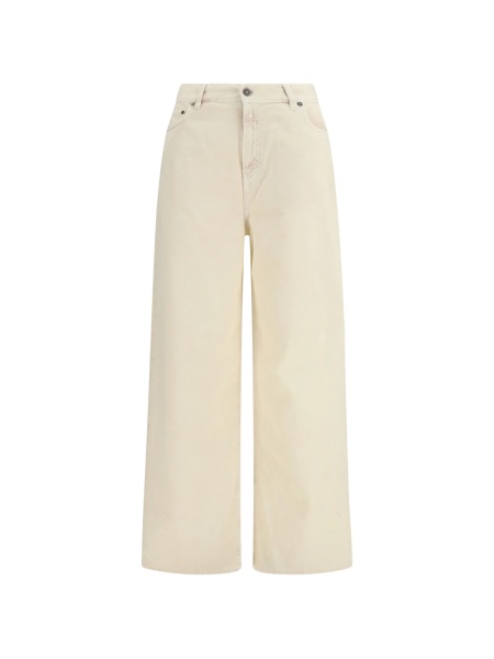 Pantaloni drepti Golden Goose neutri